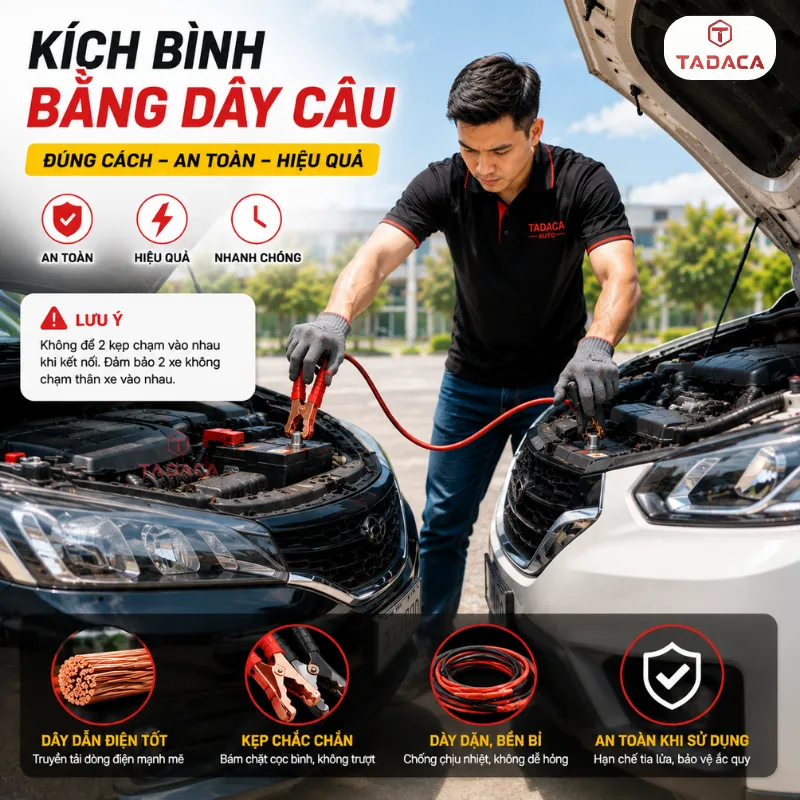 Dây Câu Bình Ắc Quy Ô Tô Là Gì?