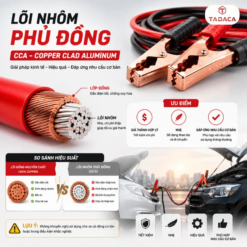 dây câu bình lõi nhôm phủ đồng 