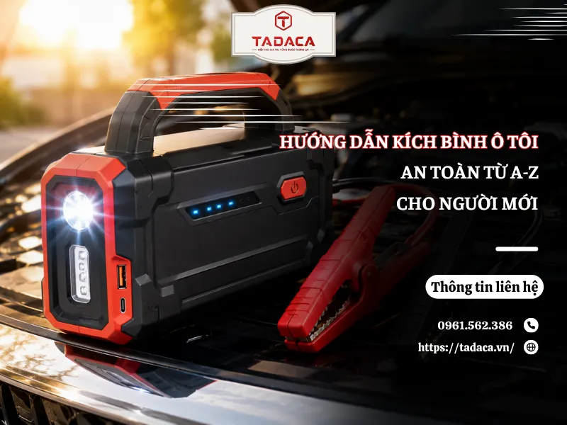 Hướng Dẫn Kích Bình Ô Tô An Toàn Từ A-Z Cho Người Mới