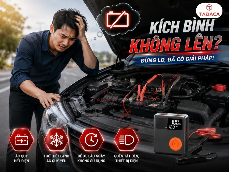 xử lý khi kích bình không thành công