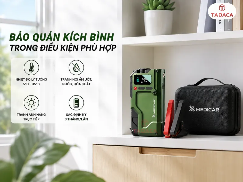 Bảo Quản Kích Bình Medicar Đúng Cách