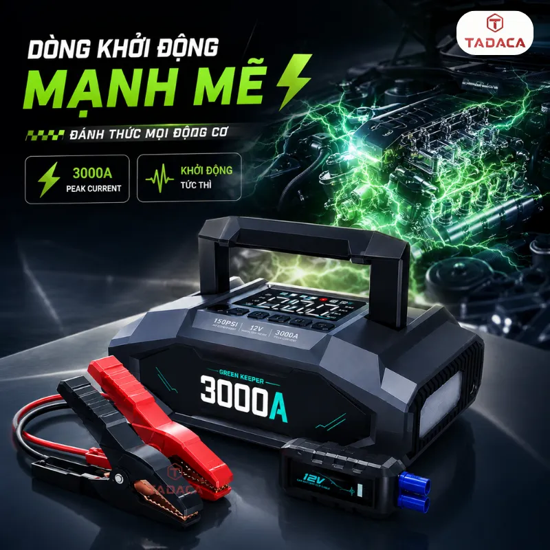 kích bình green keeper có dòng khởi động mạnh mẽ