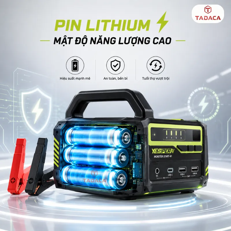 Pin Lithium mật độ năng lượng cao