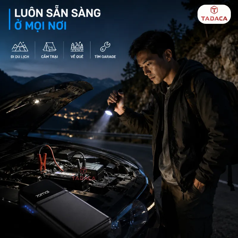 kích bình xiaomi 70mai chính hãng