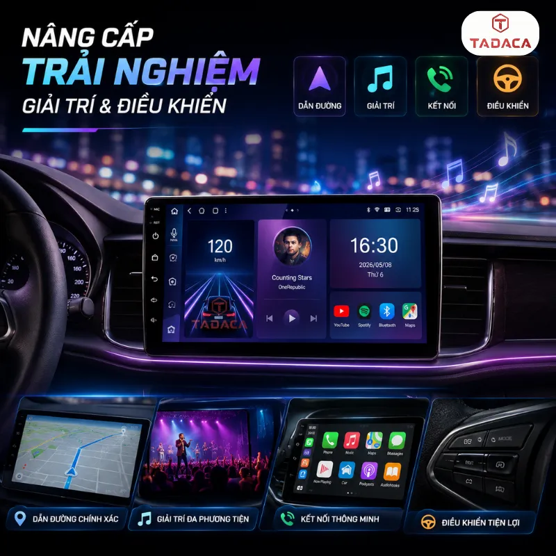 Nâng cấp trải nghiệm giải trí và điều khiển