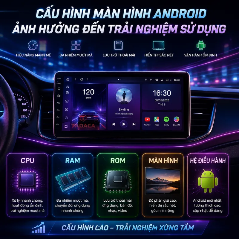 Cấu hình màn Android, DVD