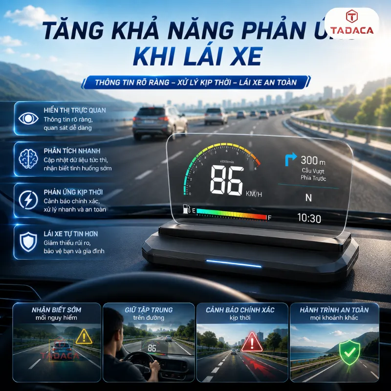 Tăng khả năng phản ứng khi lái xe