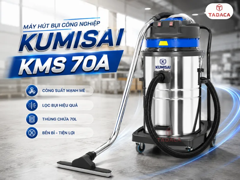 Palada PD70 - Máy hút bụi công nghiệp 70 lít thực dụng