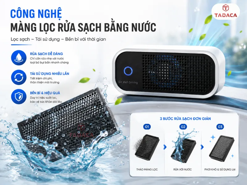 Công nghệ màng lọc rửa sạch bằng nước
