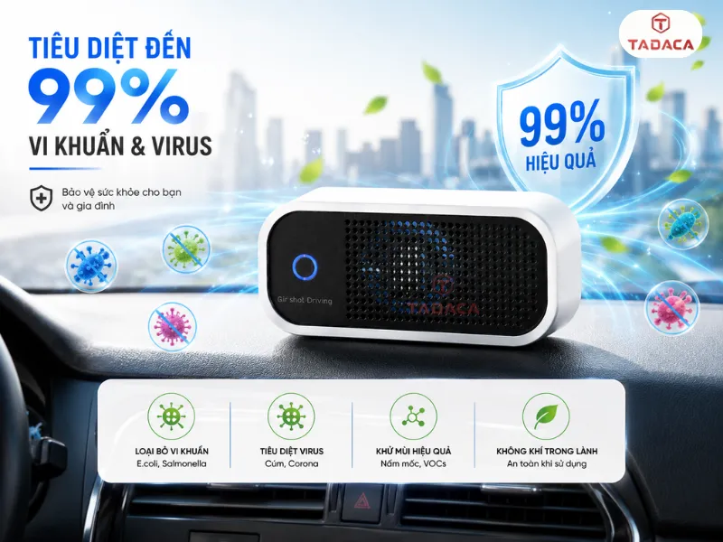 Đánh giá nhanh máy lọc không khí Airshot driving