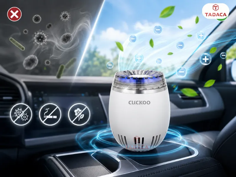 Công nghệ Plasma Ionizer cho khả năng khử mùi rõ ràng