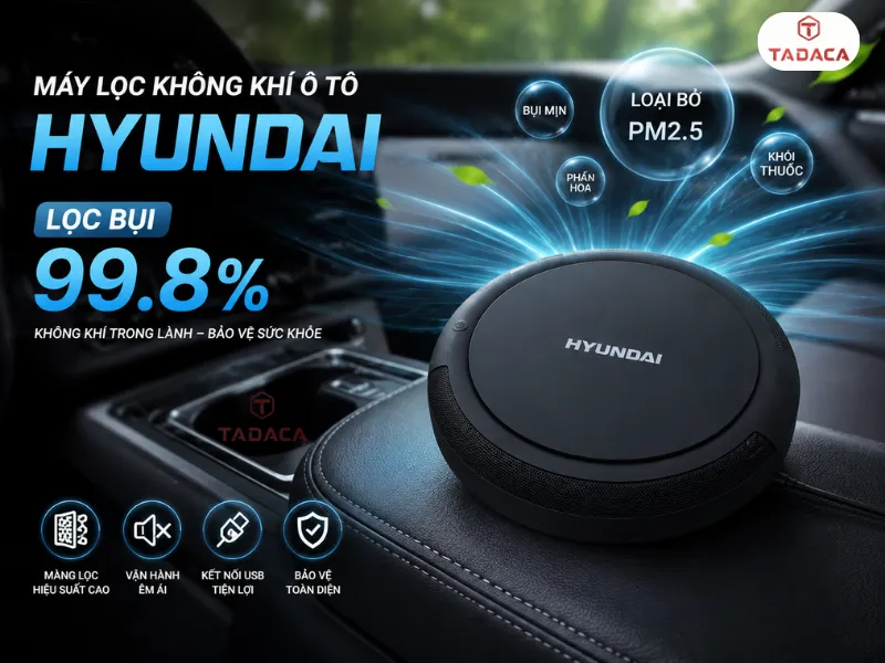 máy lọc không khí hyundai lọc bụi 99.8%