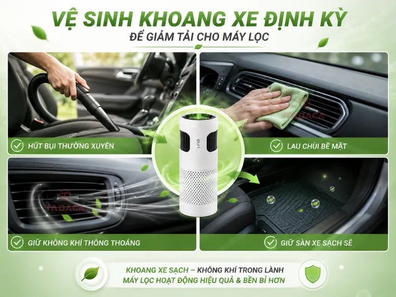 Vệ sinh khoang xe định kỳ