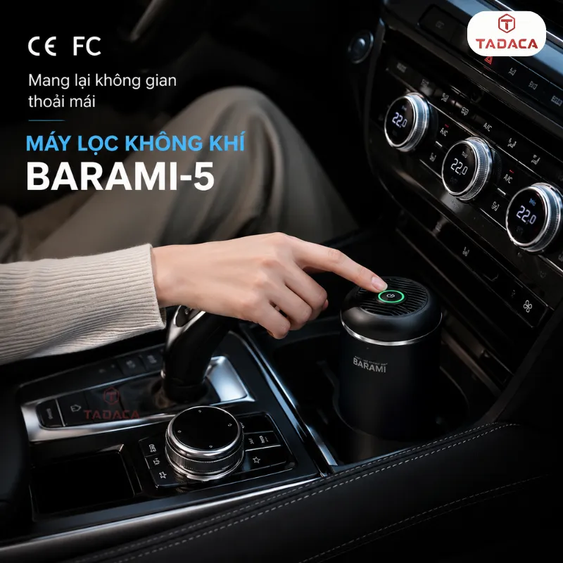 Lợi ích khi sử dụng máy lọc không khí ô tô BARAMI-5 cho xế yêu