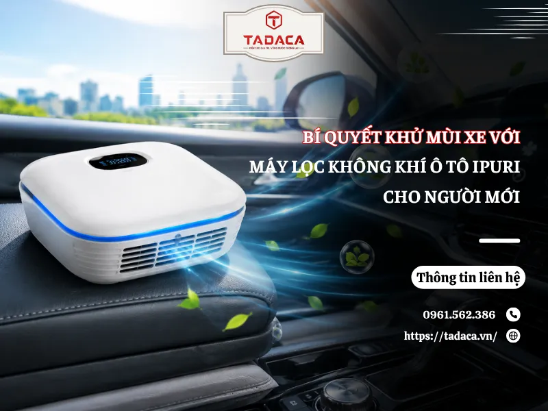 Bí Quyết Khử Mùi Xe Với Máy Lọc Không Khí Ô Tô iPuri