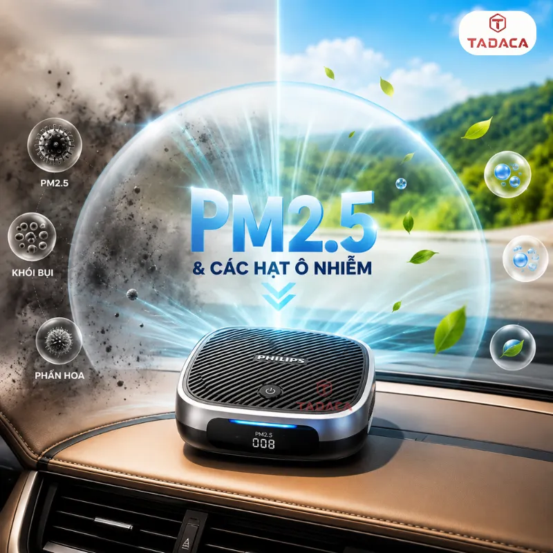 Giảm bụi mịn PM2.5 và các hạt ô nhiễm trong không khí