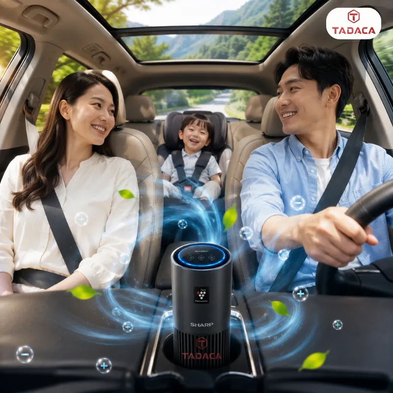 sử dụng máy lọc không khí ô tô Sharp đúng cách