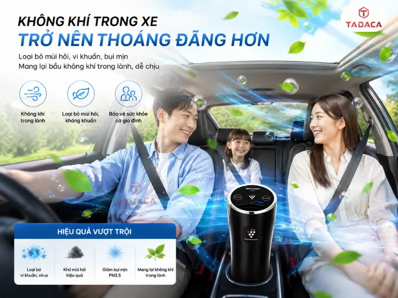 Trải nghiệm máy lọc không khí Sharp IG-GC2E B sau 3 tháng sử dụng 