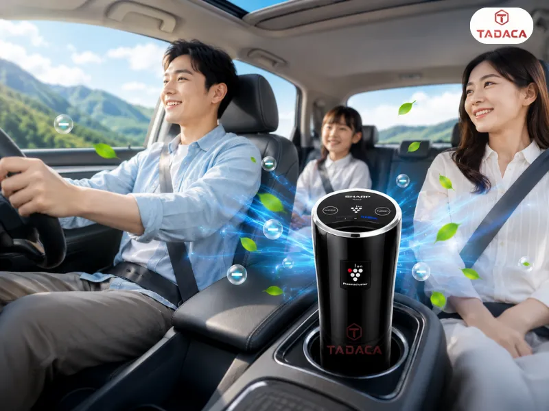 Máy lọc không khí ô tô sharp ig gc2e