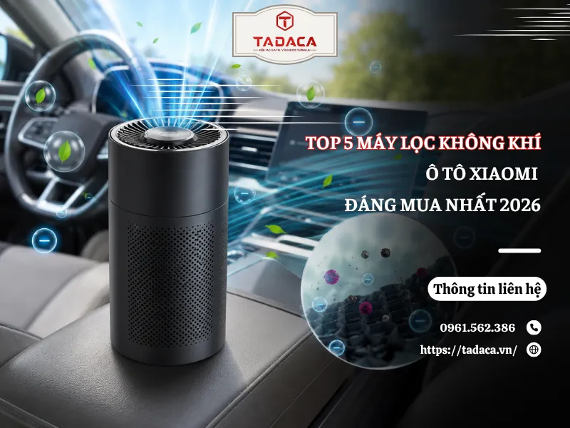 Top 5 Máy Lọc Không Khí Ô Tô Xiaomi Đáng Mua Nhất 2026