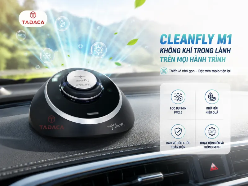 Xiaomi CleanFly M1 phù hợp với người cần máy nhỏ gọn