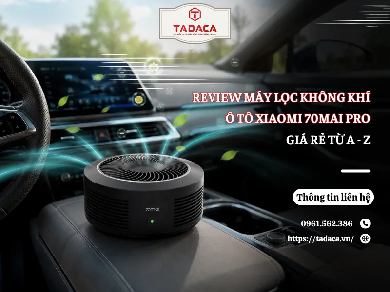 Review Máy Lọc Không Khí Ô Tô Xiaomi 70mai Pro Giá Rẻ