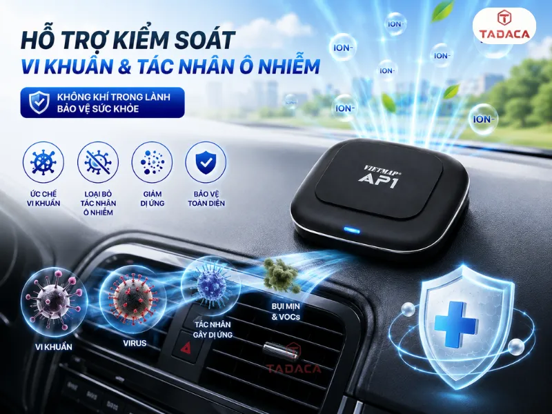 Hỗ trợ kiểm soát vi khuẩn và tác nhân gây ô nhiễm