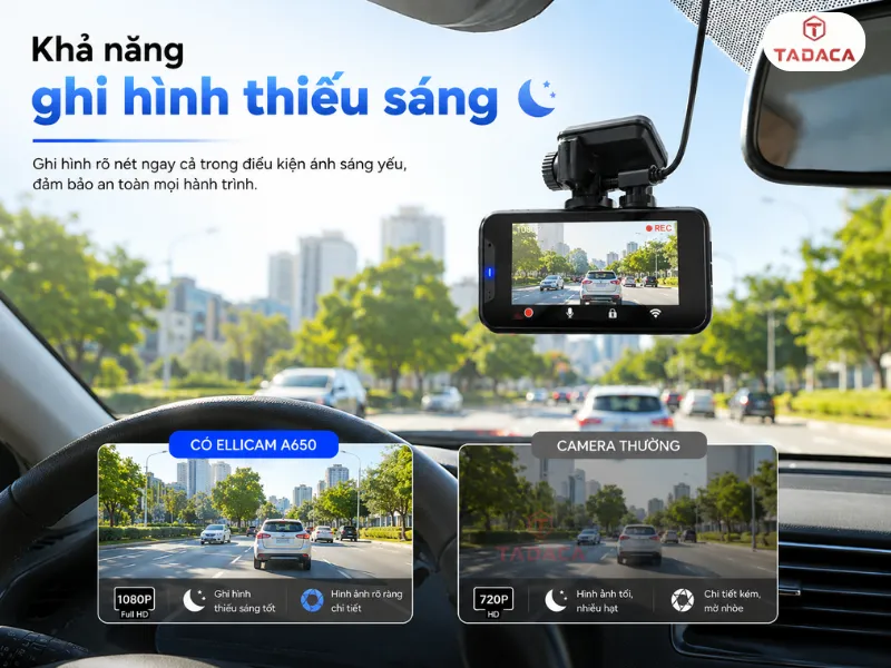 Camera hành trình ô tô không dây (dashcam)