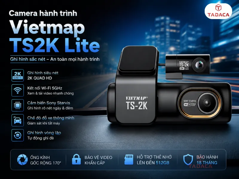 Camera hành trình Vietmap TS2K Lite  