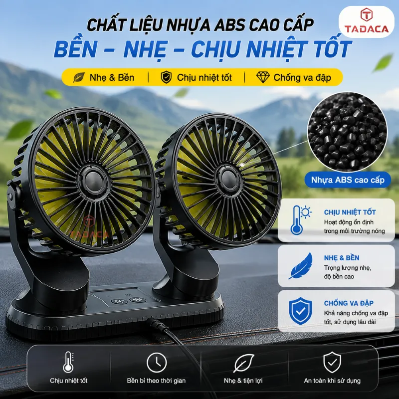 Chất liệu nhựa ABS cao cấp, bền bỉ