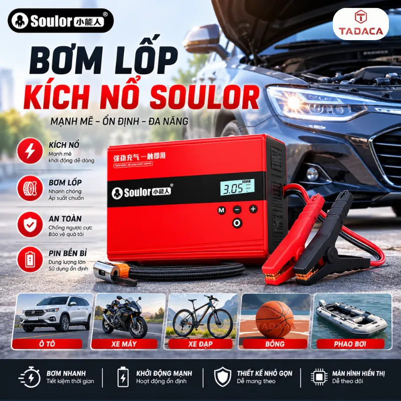 Thương hiệu Soulor dung lượng lớn và độ bền cơ học