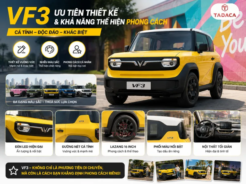 VF3 phù hợp với người muốn một mẫu xe đô thị có cá tính