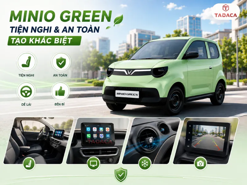 Trang bị tiện nghi và an toàn tạo khác biệt khi sử dụng