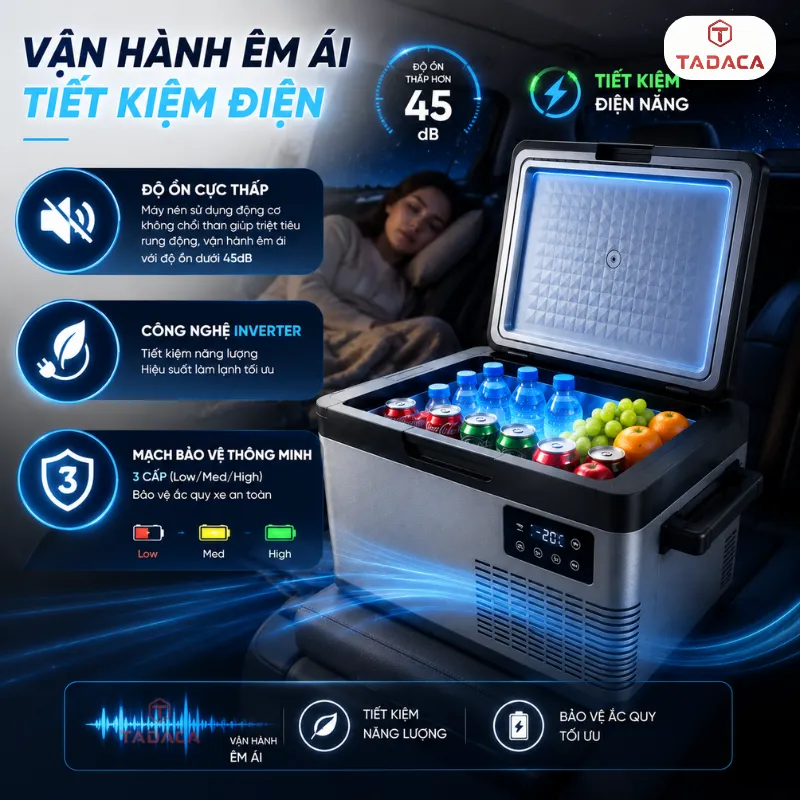 Vận Hành Êm Ái Và Tiết Kiệm Điện