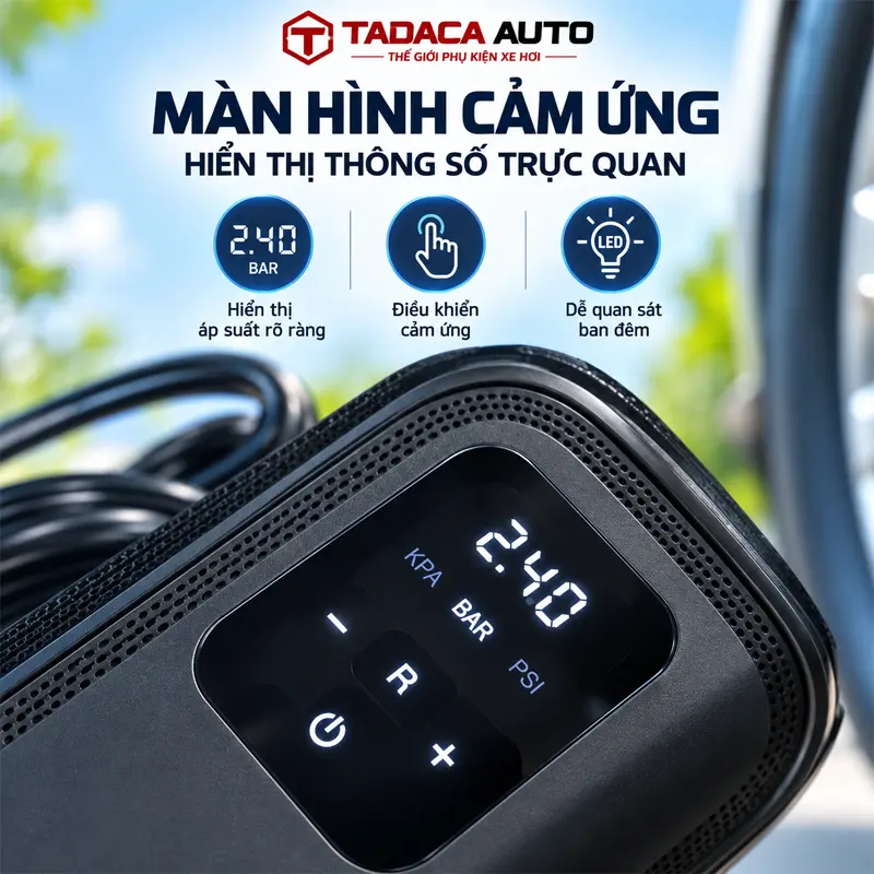 Màn hình cảm ứng hiển thị áp suất trực quan