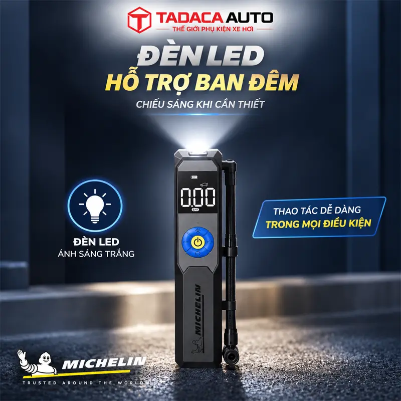 Tích hợp đèn LED, hỗ trợ sử dụng vào ban đêm