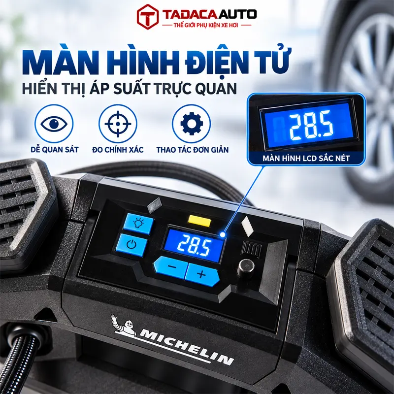 Màn hình điện tử hiển thị áp suất trực quan