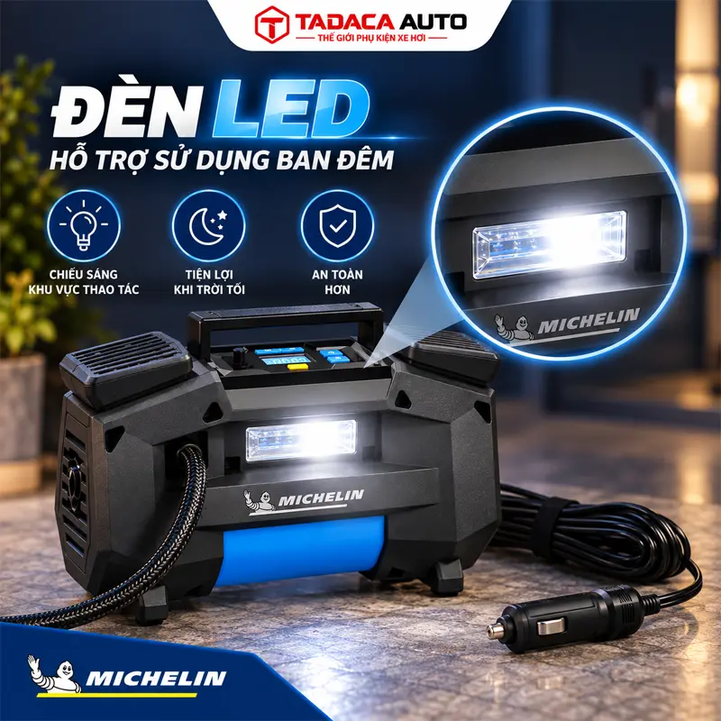 Đèn LED hỗ trợ sử dụng vào ban đêm