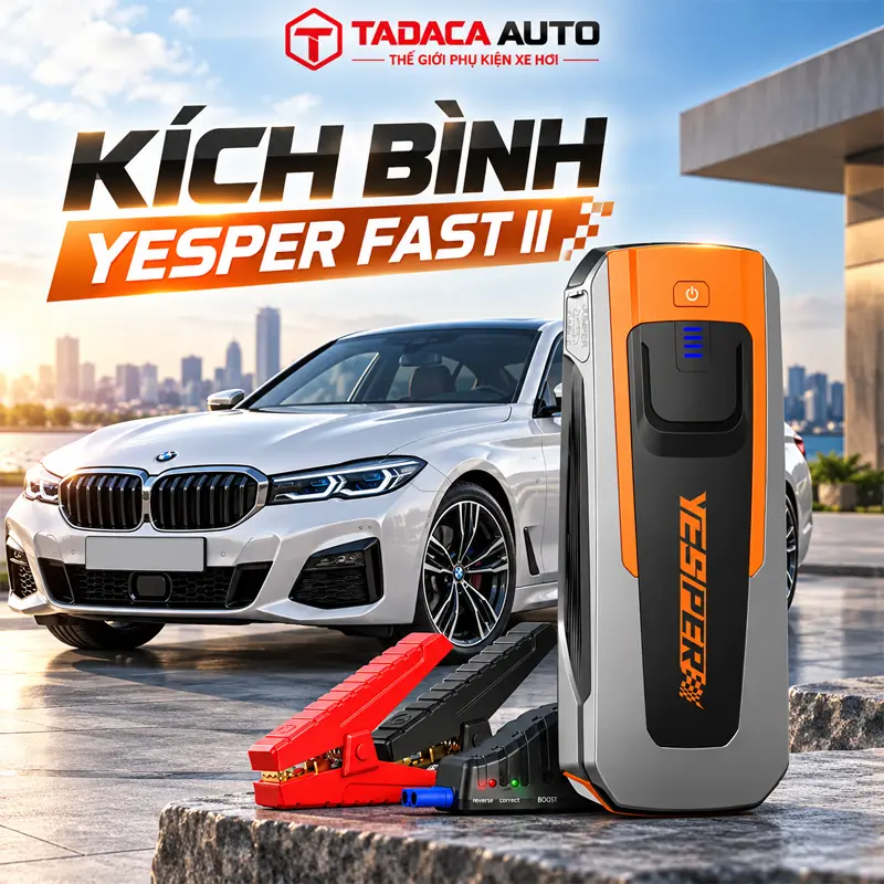 Kích bình ắc quy ô tô Yesper Fast II 2160A