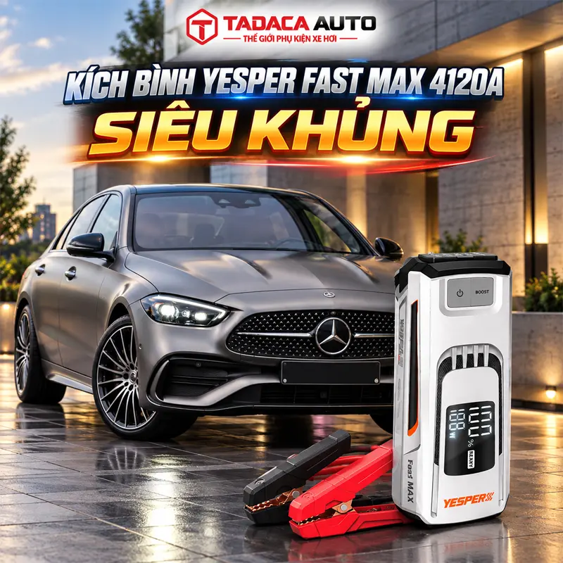 Kích Bình Ắc Quy Yesper FAST MAX 4120A