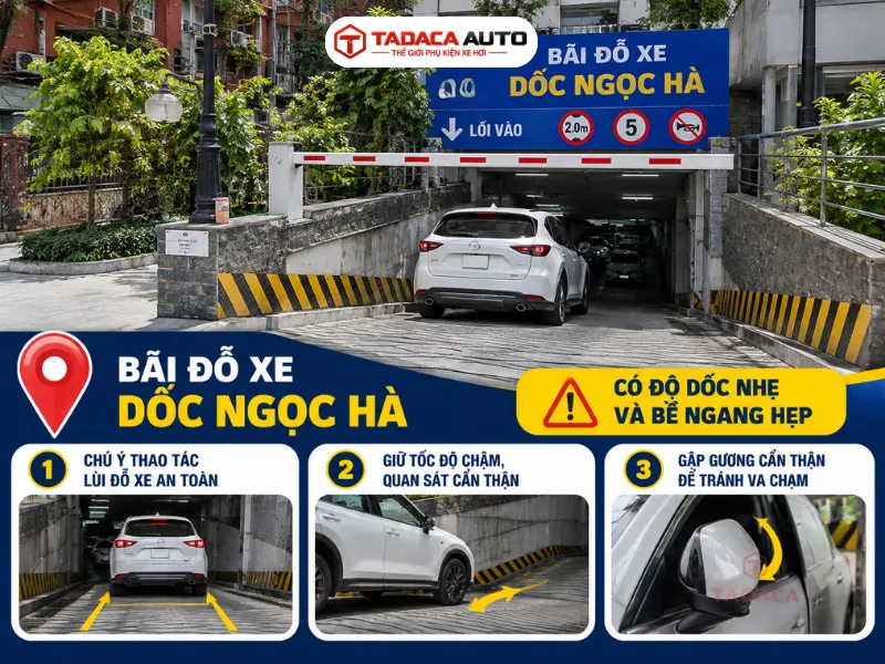 Bãi đỗ xe dốc Ngọc Hà