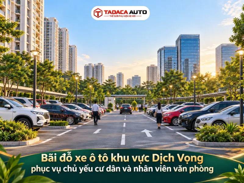 Bãi đỗ xe ô tô khu vực Dịch Vọng, Nguyễn Phong Sắc và Tô Hiệu