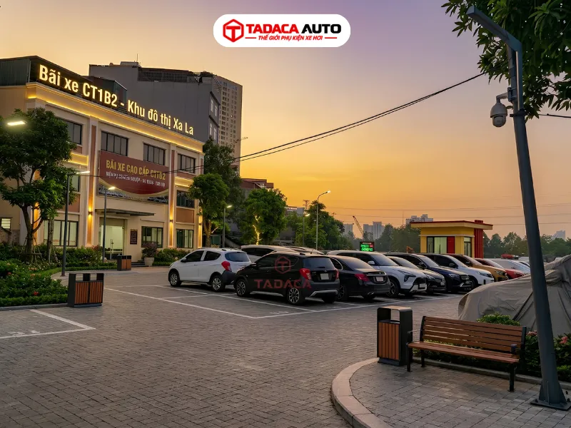 Bãi xe CT1B2 tại Khu đô thị Xa La