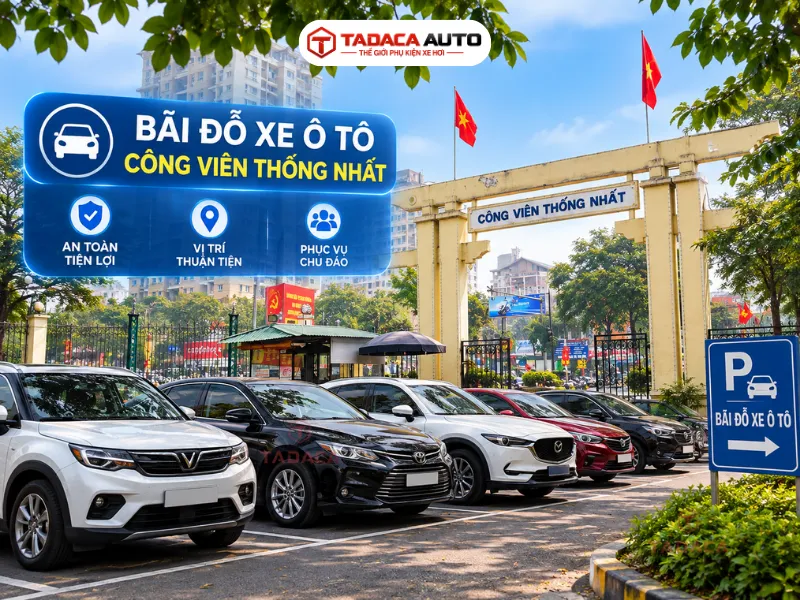 Cụm bãi đỗ xe quanh Công Viên Thống Nhất