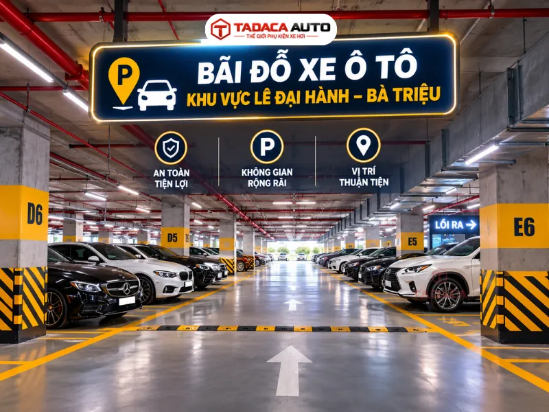 Bãi Đỗ Xe Khu Vực Lê Đại Hành, Bà Triệu