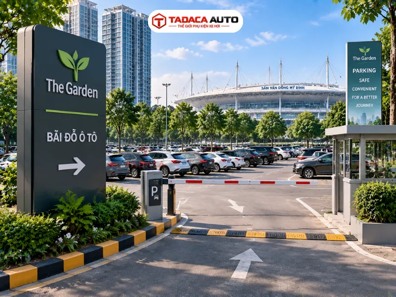 Bãi đỗ ô tô The Garden – khu vực Mỹ Đình 1