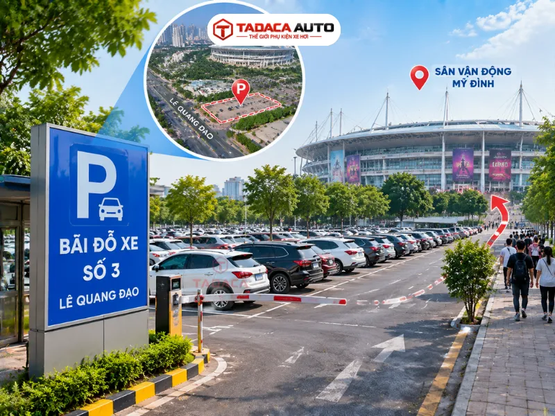 Bãi đỗ xe tại số 3 Lê Quang Đạo