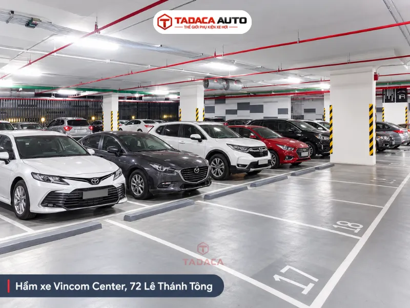 Hầm xe Vincom Center, 72 Lê Thánh Tông