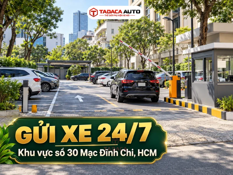 Khu vực số 30 Mạc Đĩnh Chi gửi xe 24/7