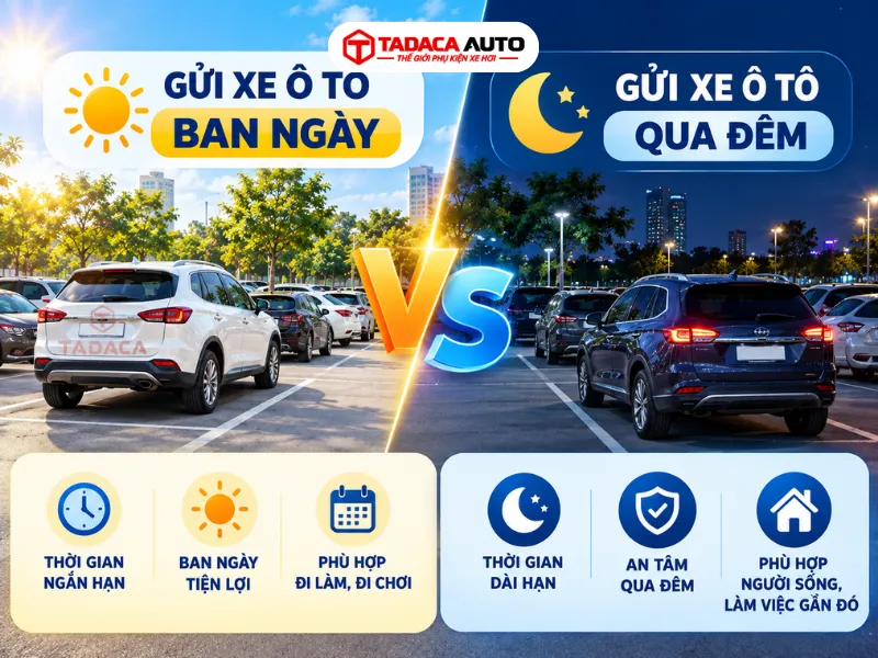 Khác biệt giữa gửi ban ngày và gửi qua đêm
